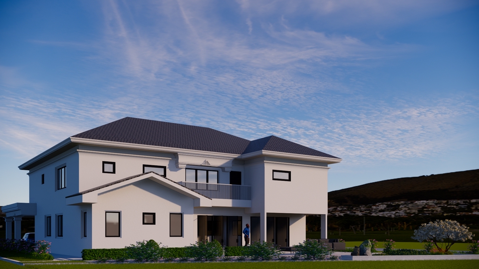 3D Model - Desain Arsitektur Bangunan Exterior dan Interior, 3D Modelling Exterior/Interior, Gambar Kerja - 9