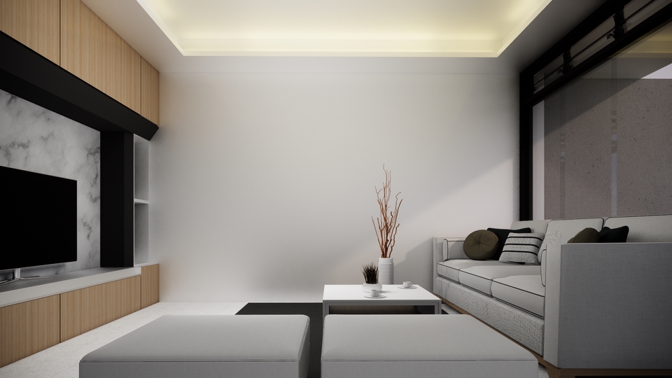 3D Model - Desain Arsitektur Bangunan Exterior dan Interior, 3D Modelling Exterior/Interior, Gambar Kerja - 5