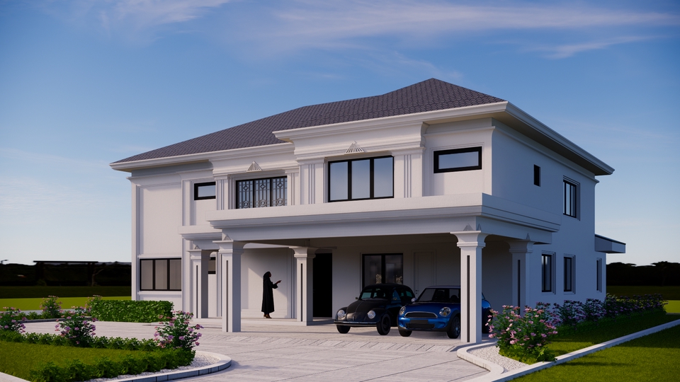 3D Model - Desain Arsitektur Bangunan Exterior dan Interior, 3D Modelling Exterior/Interior, Gambar Kerja - 7