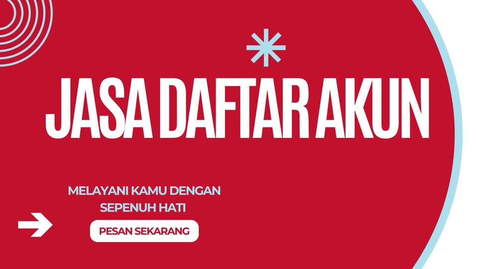 Jasa Daftar Akun Gmail, Shopee, TikTok, Lazada, Tokopedia, Blibli, Instagram, Facebook 