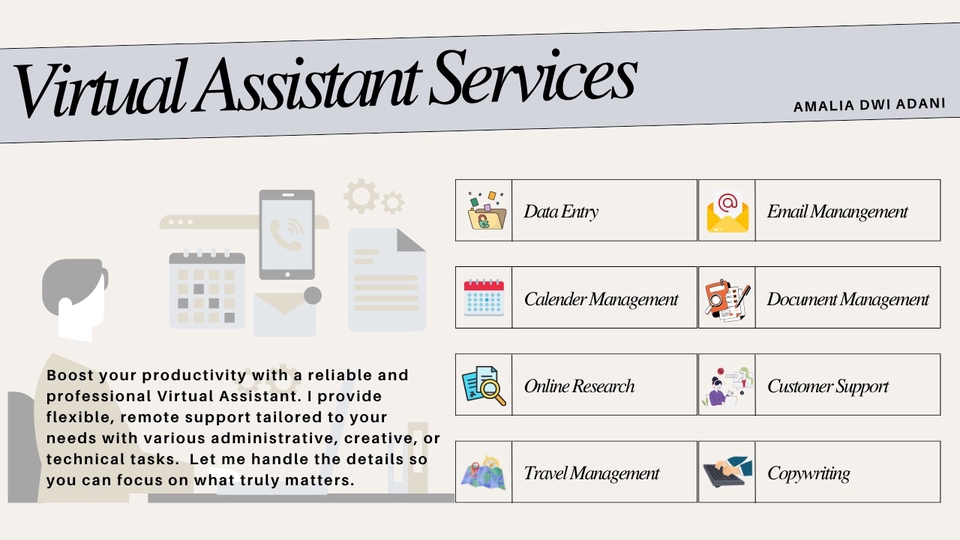 f57cce63-e841-4458-be50-1c5913735a04 - Virtual Assistant Professional – Administrative, Market Research, Customer Service
