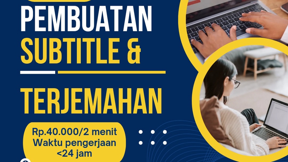 Pembuatan subtitle & terjemahan (indo & eng)