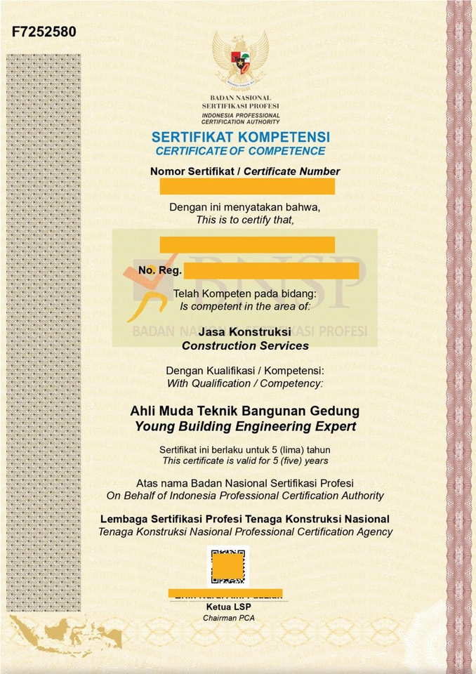 Perizinan Usaha - JASA SERTIFIKASI KONTRUKSI AMANAH - 7