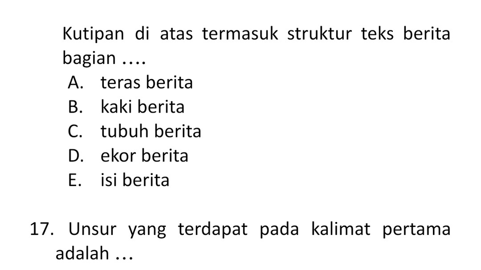 Contoh soal