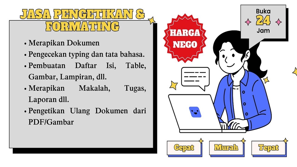 Jasa Pengetikan dan Formating Dokumen/File
