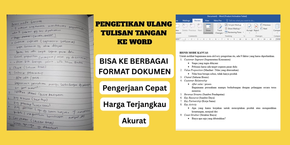 PENGETIKAN ULANG DOKUMEN DENGAN BERBAGAI FORMAT