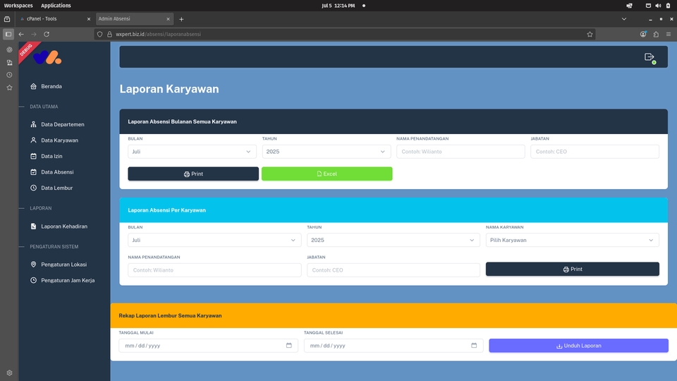 Web Development - Aplikasi Absensi Web Laravel 11 Murah, Fitur Selfie & Lokasi - 15