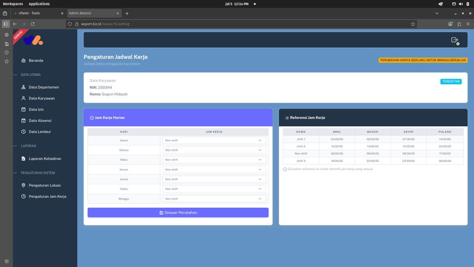 Web Development - Aplikasi Absensi Web Laravel 11 Murah, Fitur Selfie & Lokasi - 12