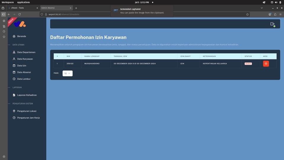 Web Development - Aplikasi Absensi Web Laravel 11 Murah, Fitur Selfie & Lokasi - 9