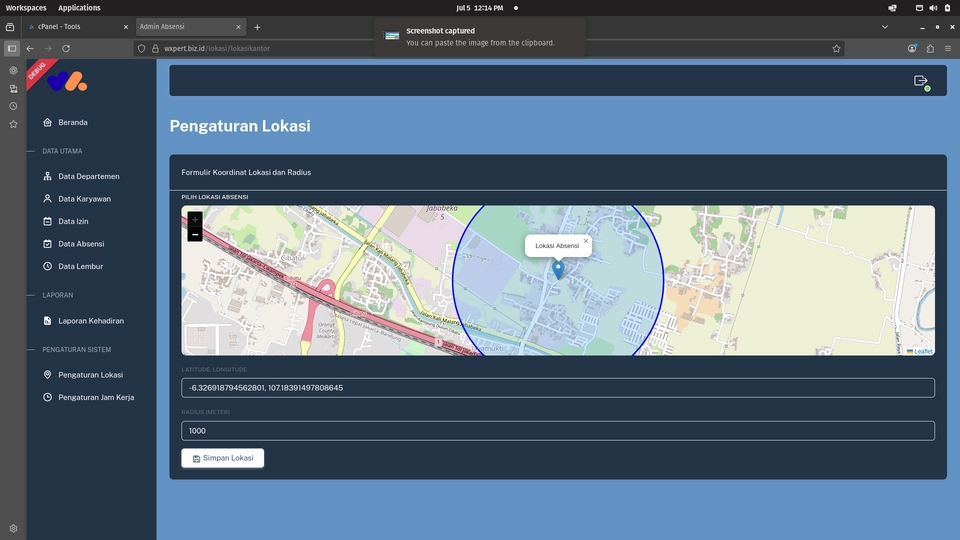 Web Development - Aplikasi Absensi Web Laravel 11 Murah, Fitur Selfie & Lokasi - 14