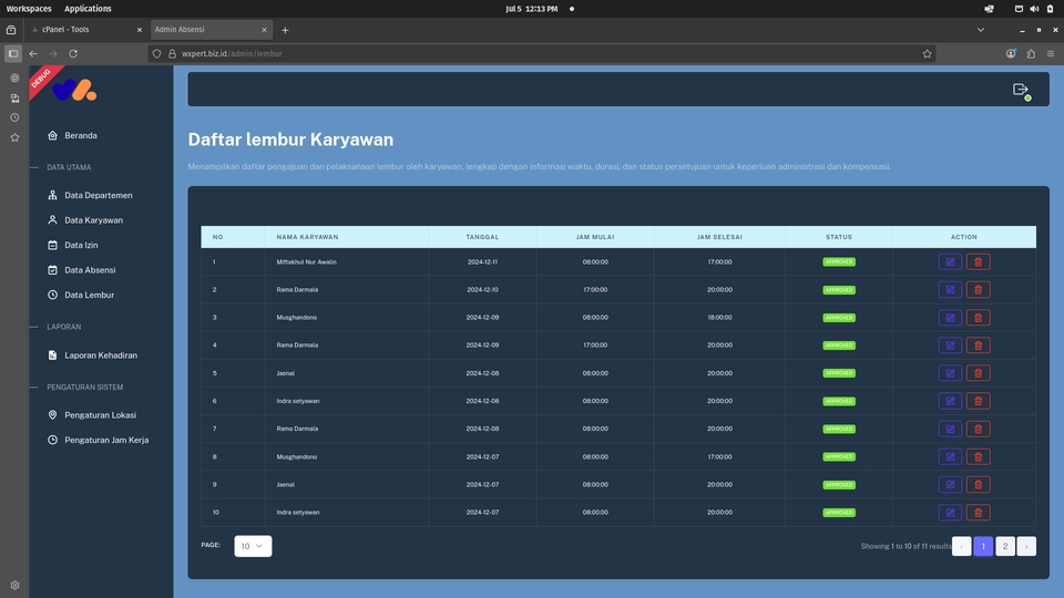 Web Development - Aplikasi Absensi Web Laravel 11 Murah, Fitur Selfie & Lokasi - 11