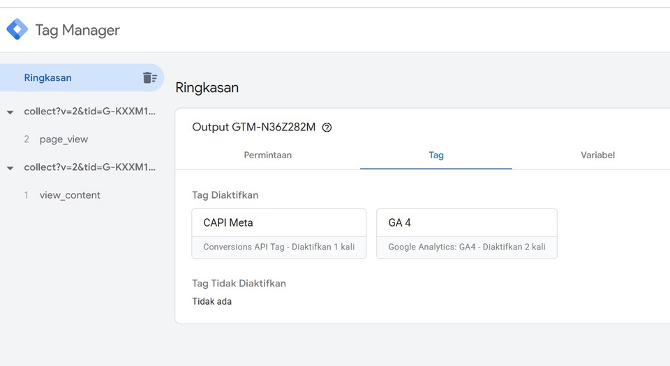 Digital Marketing - Setup Google Tag Manager (GTM) untuk Tracking Google Ads, Meta Pixel, TikTok & GA4 - 14