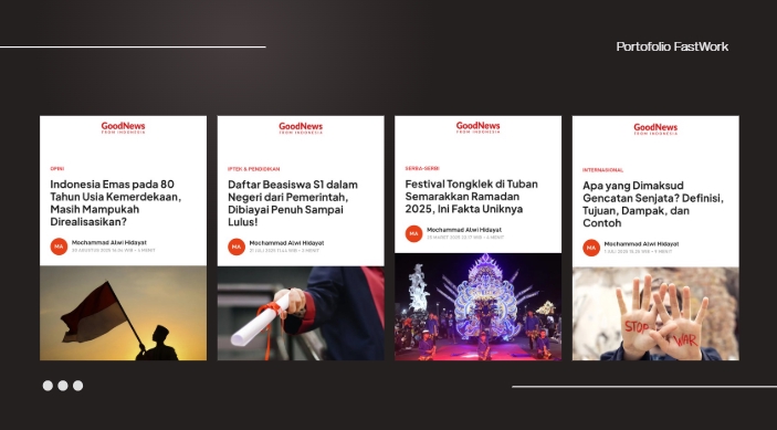 Hasil final artikel SEO di website