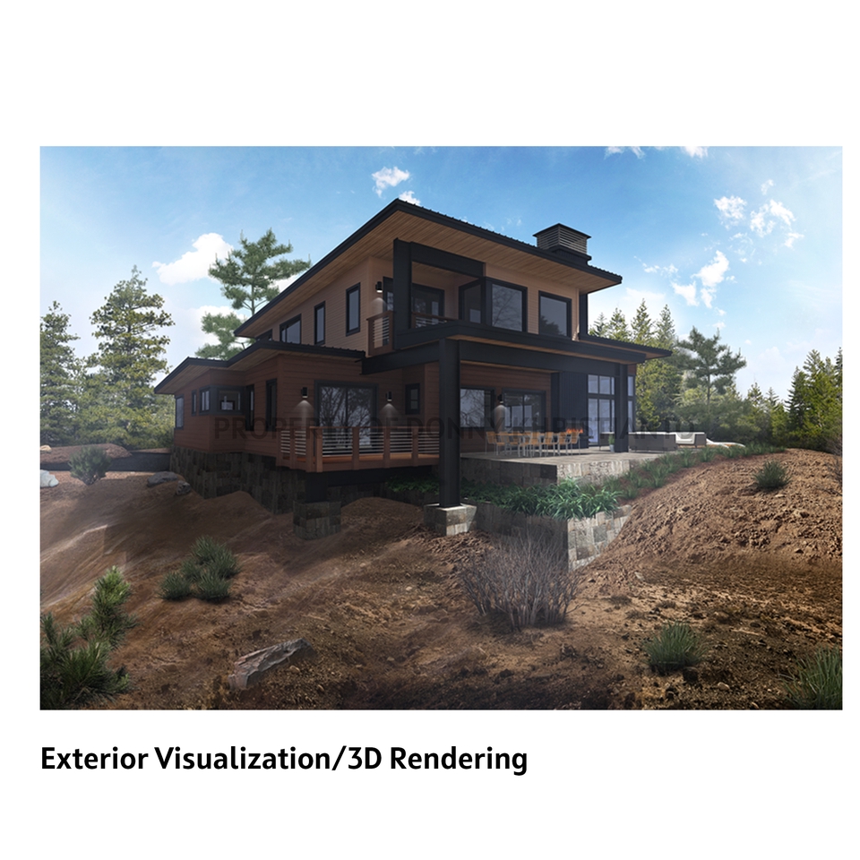 3D & Perspektif - Exterior rendering/3D render/3D visualization - 2
