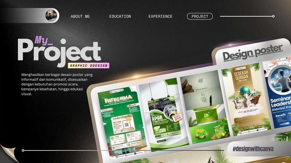 Jasa desain poster, infografis, dll