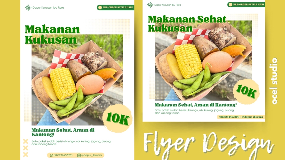 flyers for food product promotions from small businesses that increase store appeal and sales