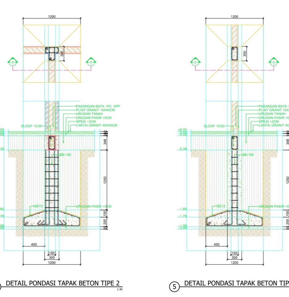 Denah - JASA DESAIN RUMAH 2D - 6