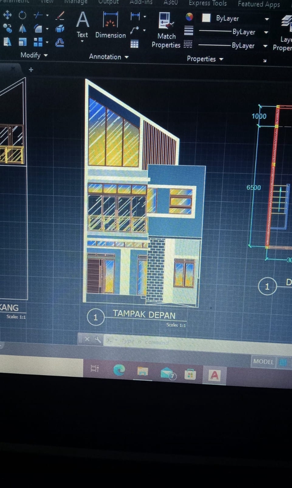 Denah - JASA DESAIN RUMAH 2D - 3