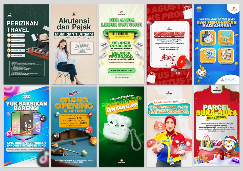 Banner Online - BUY 1 GET 1 FREE Desain Banner Social Media, Website, dll MURAH & PROFESIONAL! - 2