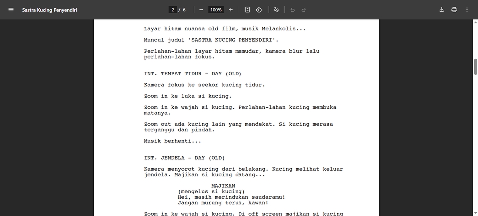 Jasa Lainnya - Jasa Penulisan Skenario Film Psikologi Filosofi Reflektif | Film Panjang dan Film Pendek - 2