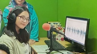 I’ve worked on was narrating a chemistry audiobook for children with special needs.