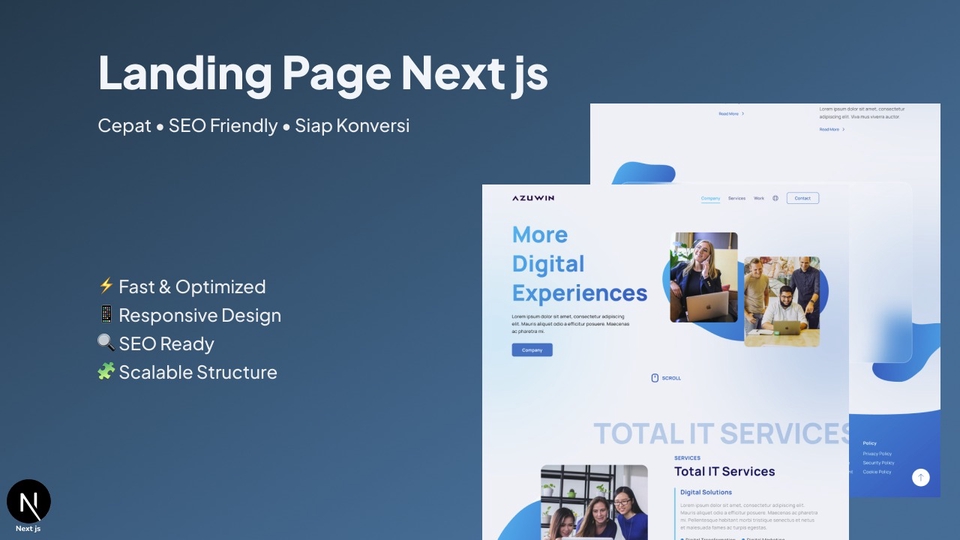 Landing Page Next js