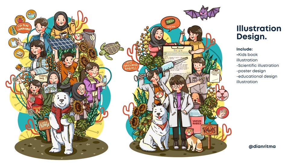 Jasa Gambar Ilustrasi Profesional dan Kreatif - Illustration Design
