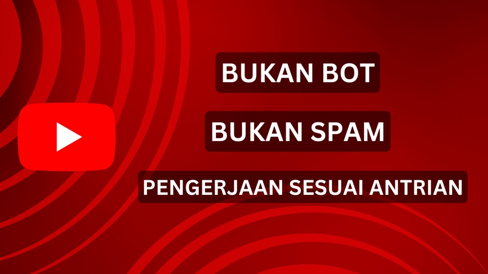 50 subs permanen bukan bot dan spam proses 6 hari bonus jam tayang