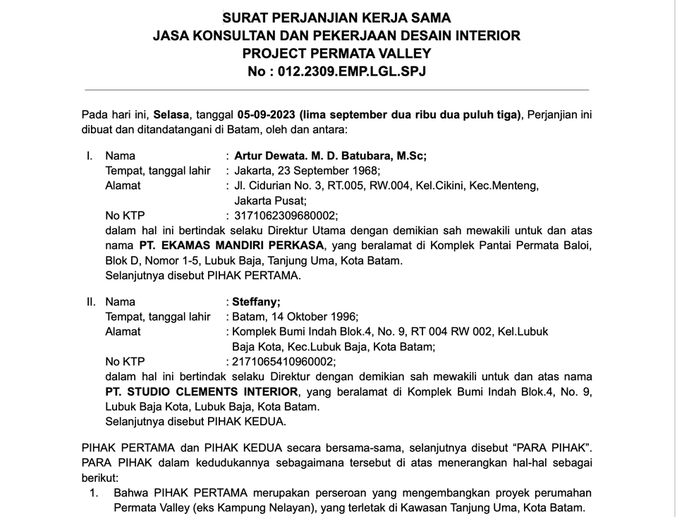 Kontrak Hukum - Jasa Contract Drafting/ Penyusunan Kontrak Hukum  - 3