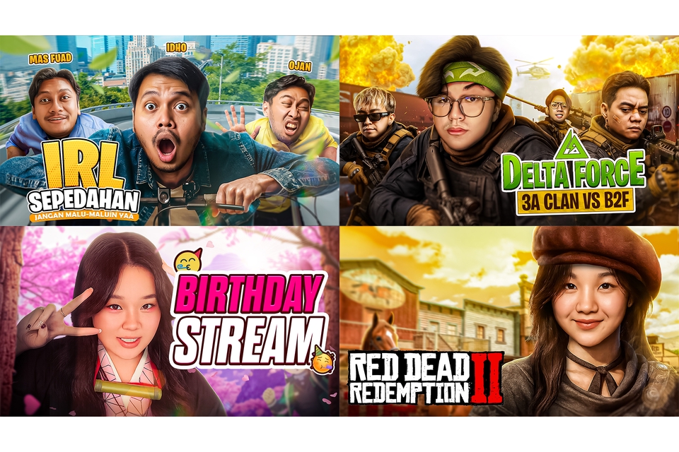 Banner Online - Thumbnail Youtube Design, Manipulation Thumbnail Youtube Design - 30