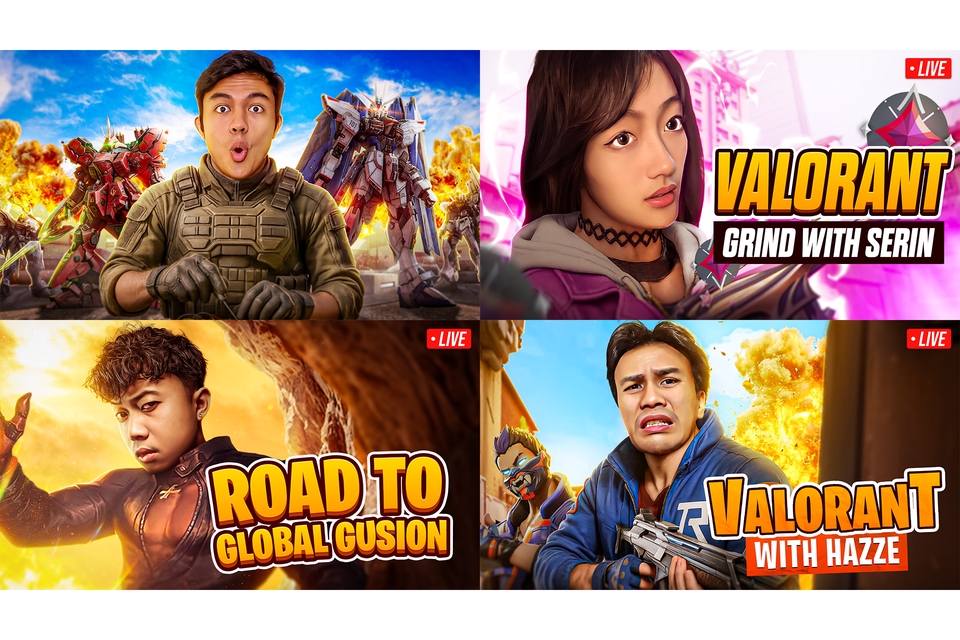 Banner Online - Thumbnail Youtube Design, Manipulation Thumbnail Youtube Design - 29