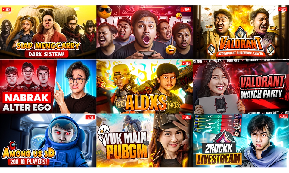Banner Online - Thumbnail Youtube Design, Manipulation Thumbnail Youtube Design - 31