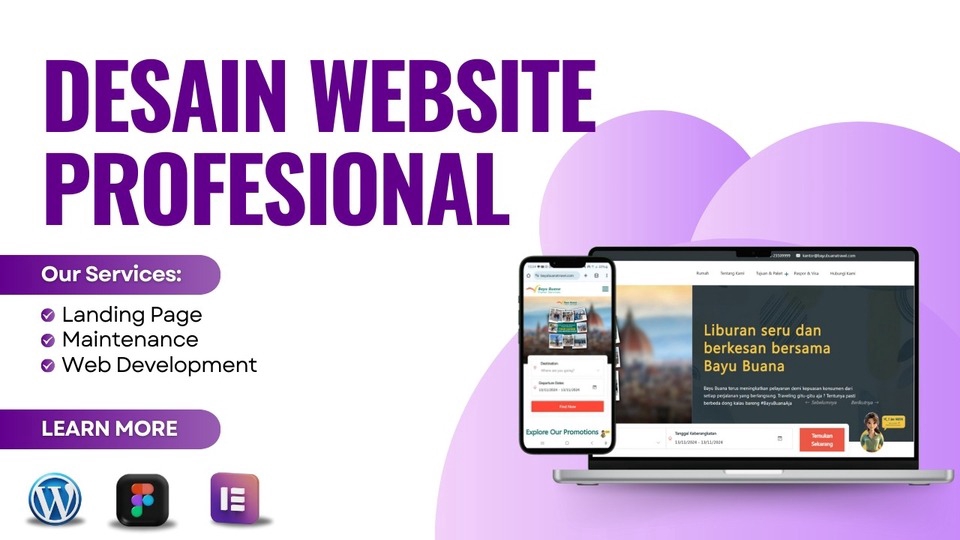 Jasa Lainnya di Web dan Pemrograman - PEMBUATAN WEBSITE WORDPRESS PROFESIONAL (Landing Page, Company Profile, Blog, Ecommerce dll)