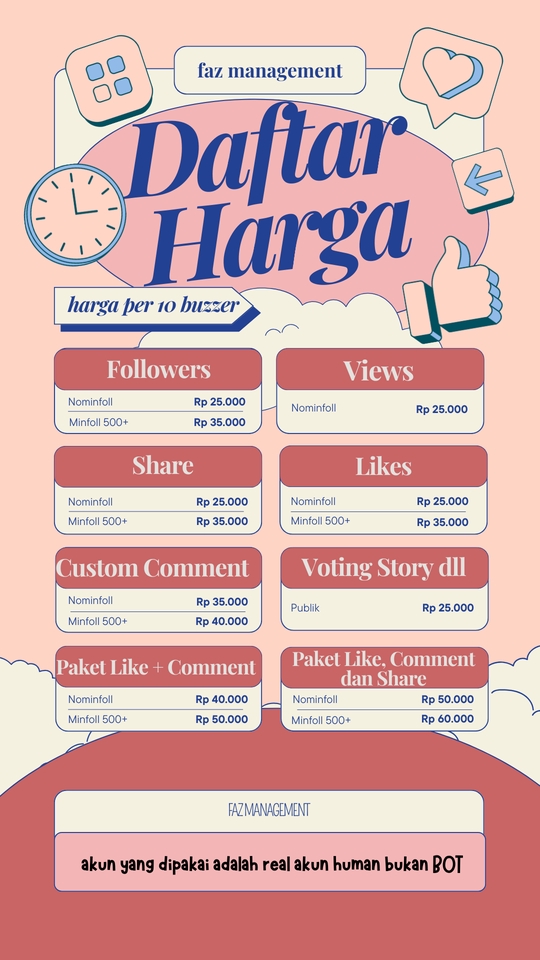 Buzzer - (20 Review) Jasa Buzzer Follow Like Komen Share Suscribe dan Voting Media Sosial - 2