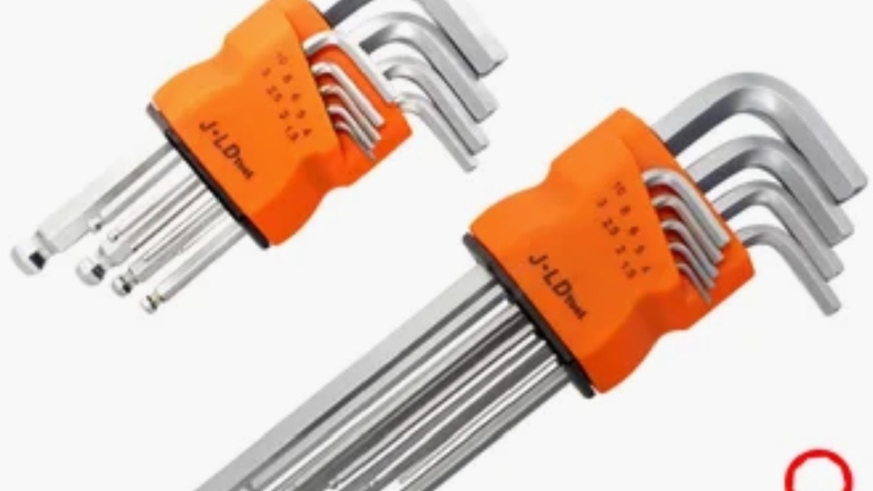 JLD tools Kunci L set 9Pcs ball (1.5-10 MM)