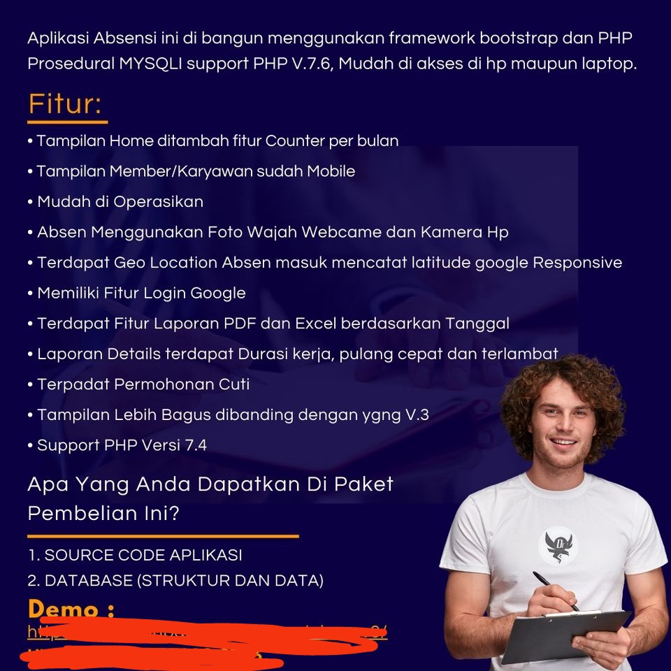 Web Development - Aplikasi Absensi Online Detect Location Berbasis WEB - 7