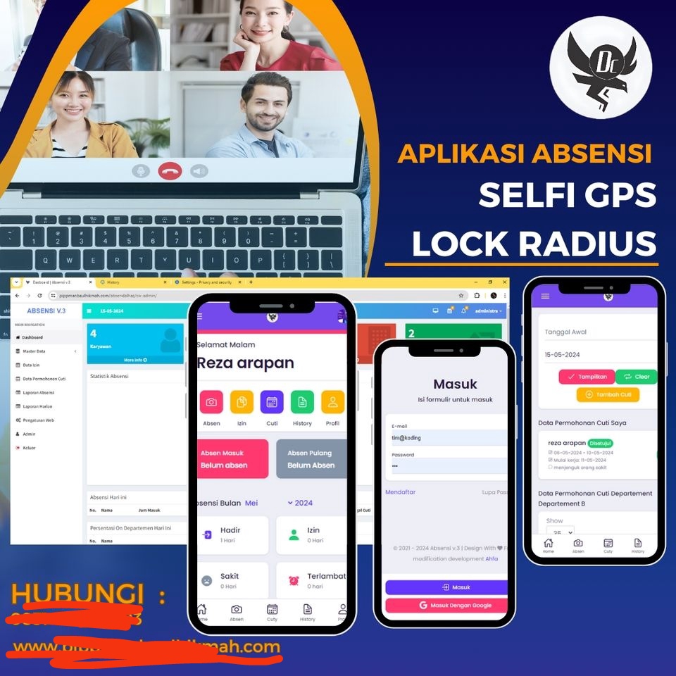Web Development - Aplikasi Absensi Online Detect Location Berbasis WEB - 6