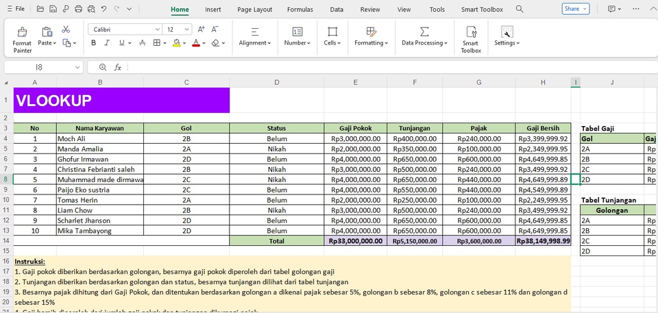 Entri Data - Input Data | Pengolahan data Microsoft Excel - 6