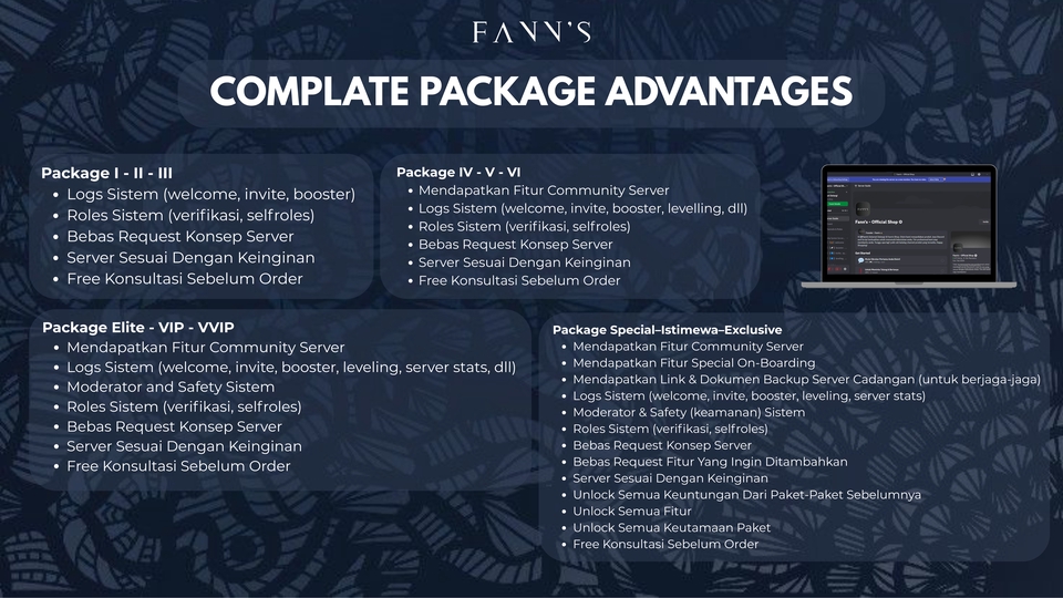 Jasa Lainnya - Discord Server | Jasa Pembuatan Server Discord Profesional - V1 - 3