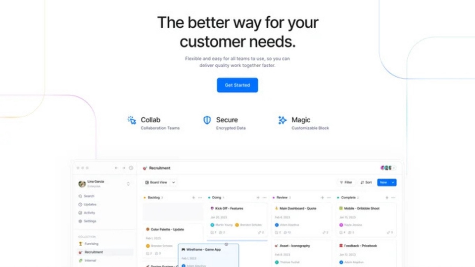 Demo https://uicore.pro/templates/blooxy/