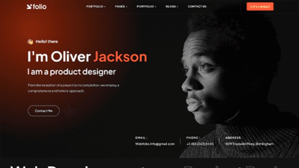 Demo https://webfolio1.themescamp.com/personal/