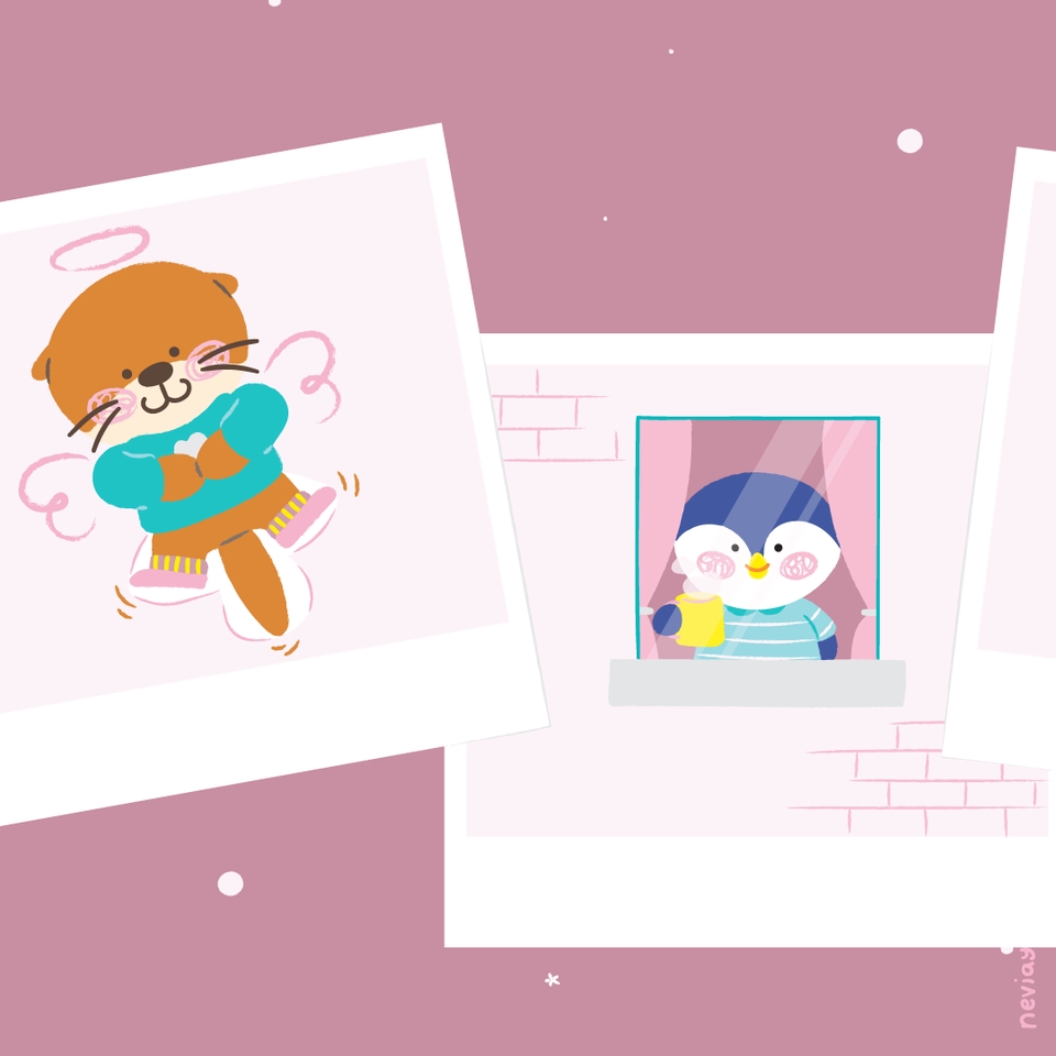 Kartun - Custom Ilustrasi Digital Kartun Hewan Lucu/Cute Cartoon Animals - 3