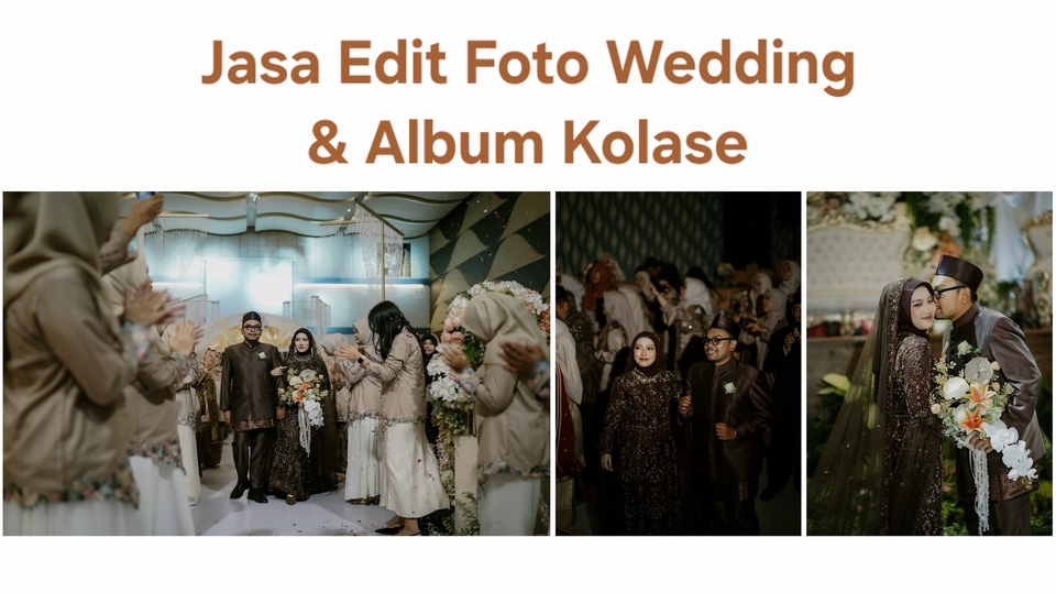 Jasa Edit Foto Wedding dan Album Kolase