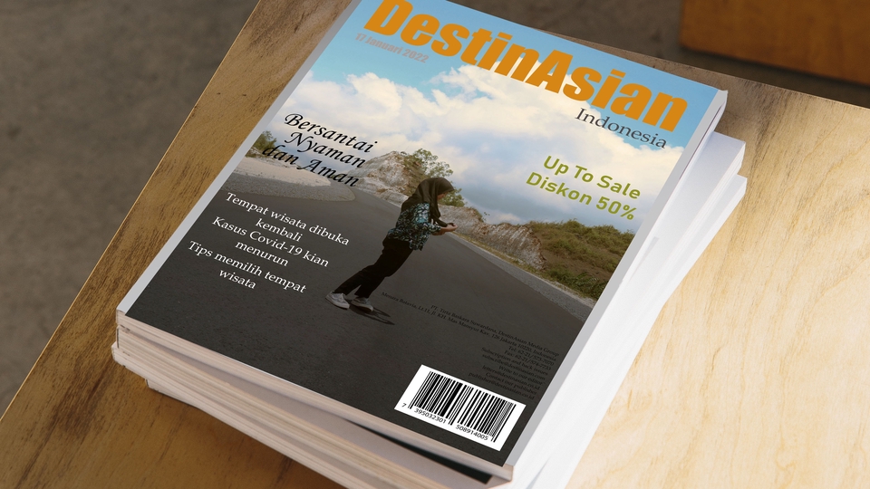 Desain cover, poster, pamflet
