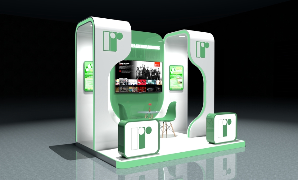 3D Rendering - Jasa Pembuatan 3D Desain Booth Sketchup - 3