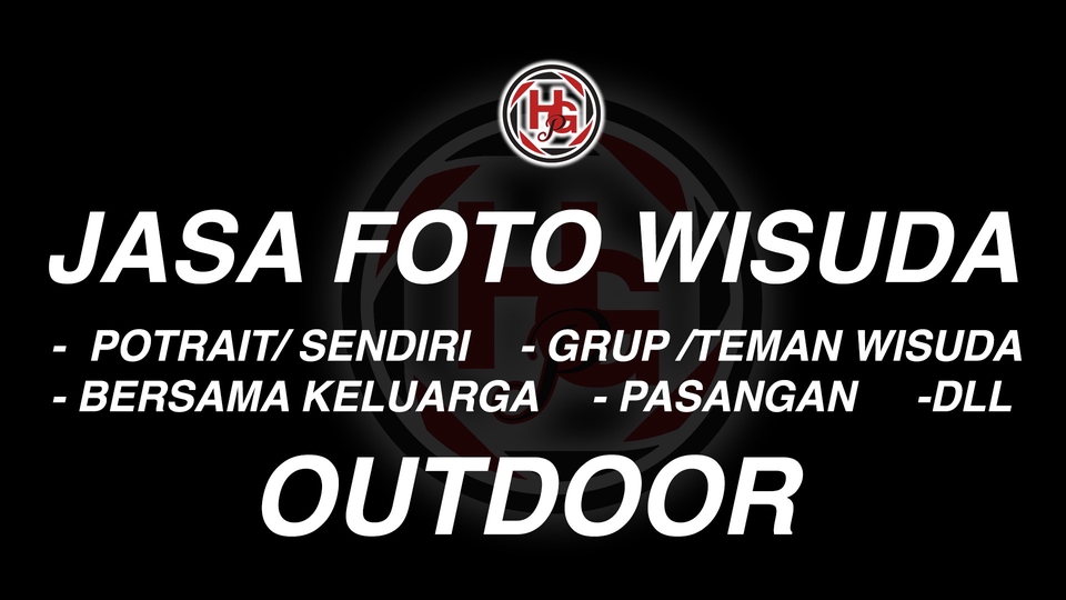 PAKET PHOTO WISUDA OUTDOOR