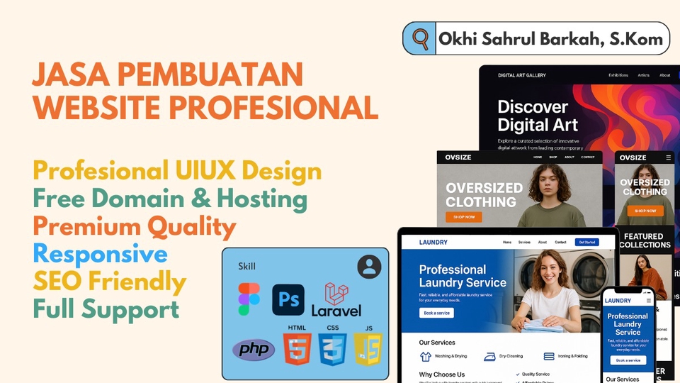 Jasa Pengembangan Website Profesional: Company Profile, eCommerce, LMS & Custom Website