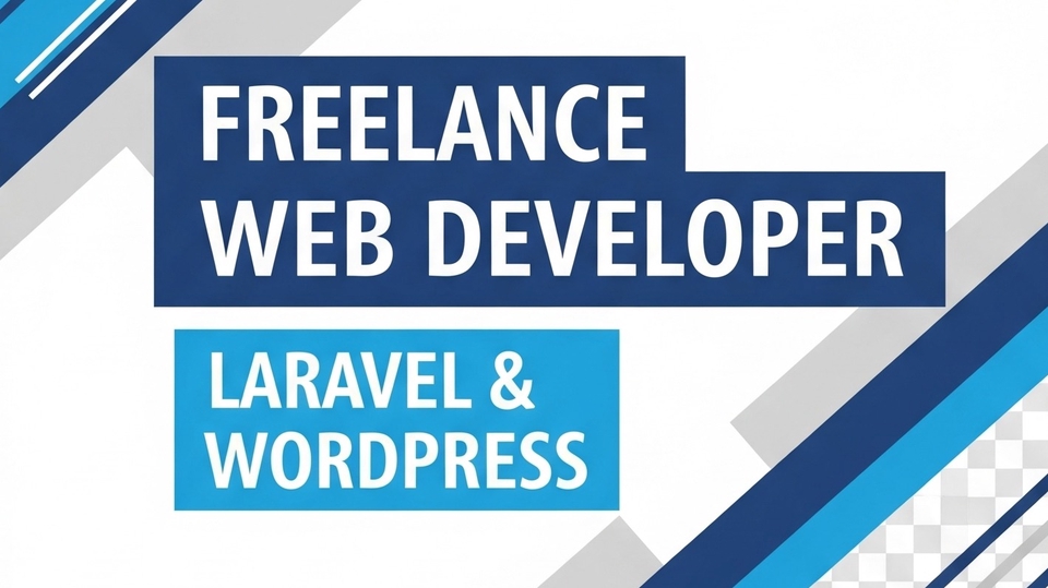 Jasa Lainnya di Web dan Pemrograman - Professional Web Developer – Laravel & WordPress Customization