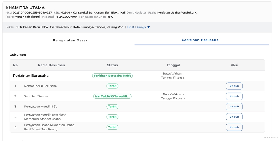 Jasa Penerbitan SPPL di AMDALNET OSS
