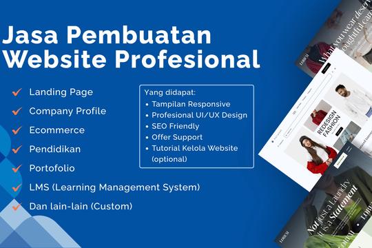 Jasa Pembuatan Website Terbaik dan Profesional - Pembuatan Website Landing Page, Company Profile, Ecommerce hingga LMS